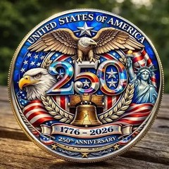 3D Print Coin US 250th Anniversary National Commemorative