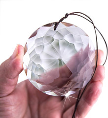 3Inch Rainbow Sun Catcher Crystals for Windows AB Colored Large Crystal Octagona