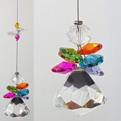Memorial Crystal Angel Suncatcher sympathy gift. wholesale bulk lot suncatchers