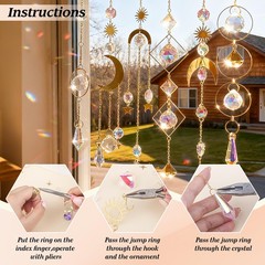 500 Pcs DIY Suncatchers Kits Adults Crystal Sun Catchers Rainbow Maker Art Home