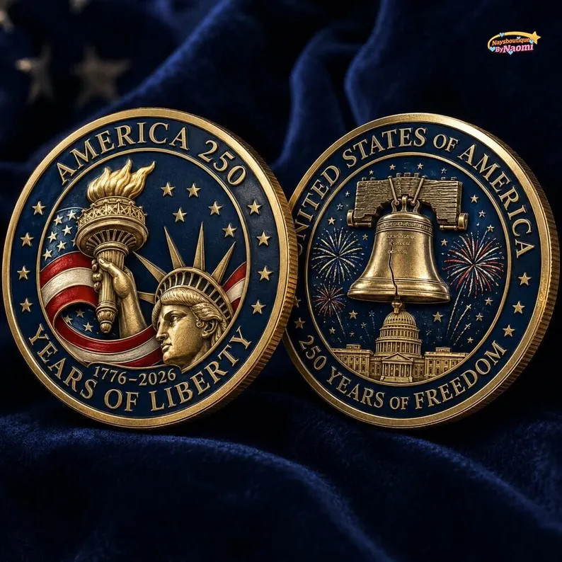3D Print Coin American 250th Anniversary