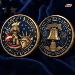 3D Print Coin American 250th Anniversary