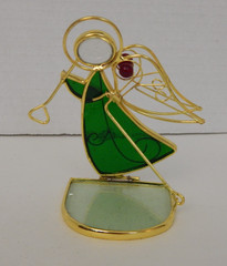 Unbranded * Standing Stain Glass Angel * Suncatcher