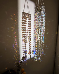 Crystal Chandelier Suncatchers for Indoor Windows Hanging Sparkly Decorations wi