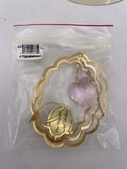 Mascot Crystal Delight Austrian Crystal Suncatcher/Orn. Pink Heart #GH-202-VL