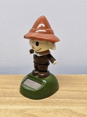 Dancing Halloween Solar Powered Scarecrow Car Ornament Toy