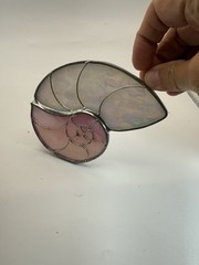 handmade nautilus shell suncatcher