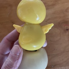 Solar Powered Dancing Chick Easter Spring Chicken Rare Spring Eggs Window Car