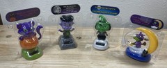 Solar Power Halloween Dancing Witch Monster Cat Pumpkin – Lot – Set Of 4