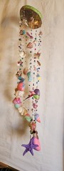 Handmade Multicolor Shell & Bead Hanging Mobile Beach Style Décor
