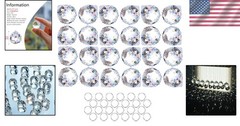 Handmade 24pcs Crystal Ball Prisms – Exquisite Suncatcher Decor (20mm)