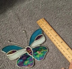 Butterfly Sun Catcher Multi-Colored Hanging