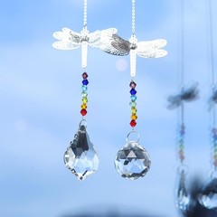 Enchanting Crystal Suncatcher Dragonfly Decor – Ideal Gift and Wedding Favor