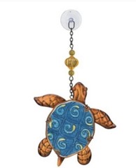 Stainglass suncatcher Window ornament￼ ￼￼ Wired Turtle￼ NEW