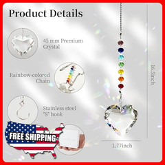 Crystal Suncatcher Ornament for Friendship Sisterhood and Motherhood