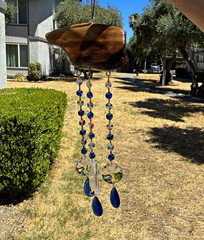 Crystal & Driftwood Suncatcher Art by Regina Flanagan