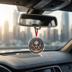 United States Great Seal Patriotic Stained Glass Suncatcher