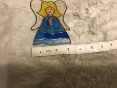 Vintage Christmas Sun Catchers Ornaments Set Of 4