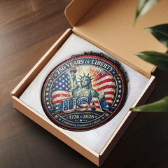 United States Years of Freedom Stained Glass Suncatcher