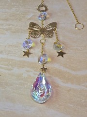 Butterfly Crystal Sun Catcher Reflector For Home And Garden