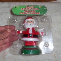4″ Solar Dancing Santa Claus for Christmas – New !
