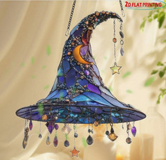 SUNCATCHER- Witch Hat Acrylic Suncatcher, Window Decor