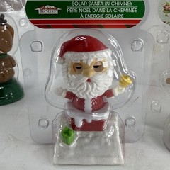 Lot Of #5 Solar Dancing Christmas Characters 1 Dog 2 Elves 2 Santa’s