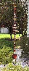 Handmade Healing Stone Meditation Suncatcher/Prism W/Swarovski Elements USA