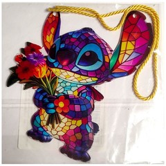 Yiwu Yuanwei Trading Co. Disney Stitch w/ Flowers Acrylic Suncatcher 5.5″