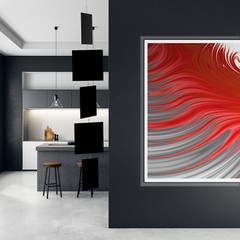 MODcast Art Mobiles + Dividers Black | Sultry. Elegant. Minimalist. Modern.