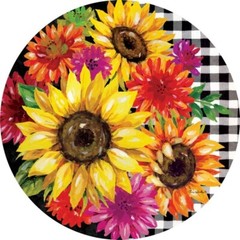 NEW 2023 GINGHAM & SUNFLOWERS SUNCATCHER