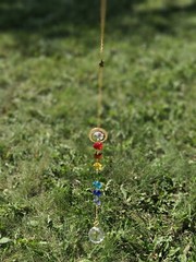 Rainbow Stars & Moon Suncatcher With Prism Beads, Crystals, Window Home Decor