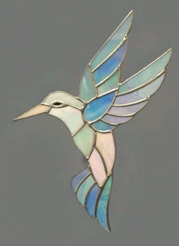 Multi-Colored Humminbird Sun Catcher