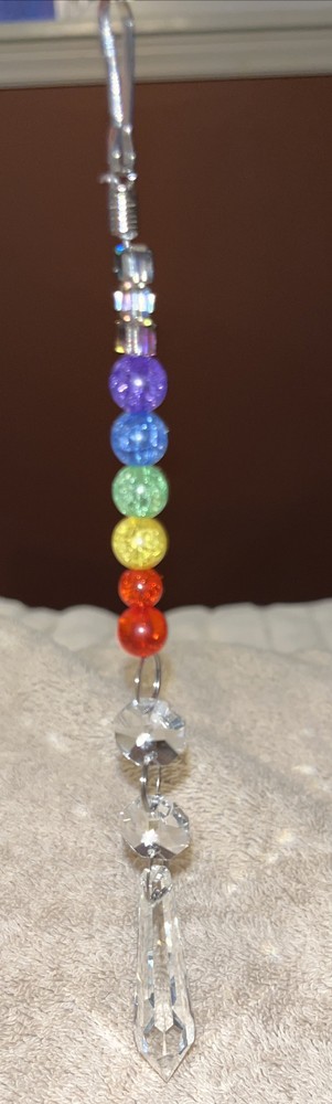 1 pcs Crystal Prism Pendant Chakra Suncatchers Chandelier Rainbow Maker Hanging