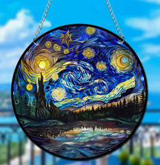 SUNCATCHER- Starry Sky Acrylic Wall Hanging Decoration For Living Room Home 6×6