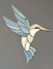 Multi-Colored Humminbird Sun Catcher