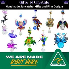 Cockatiel Crystal Suncatcher gift (Kookaburra Galah parrot) suncatchers AU
