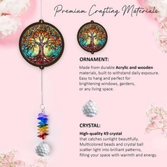 Memorial Suncatcher Tree of Life Sympathy Gift for Loss of Loved One