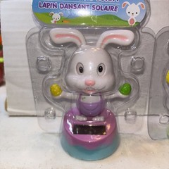 Solar powered dancing bunny and lamb, let the sun shine in and watch them dance