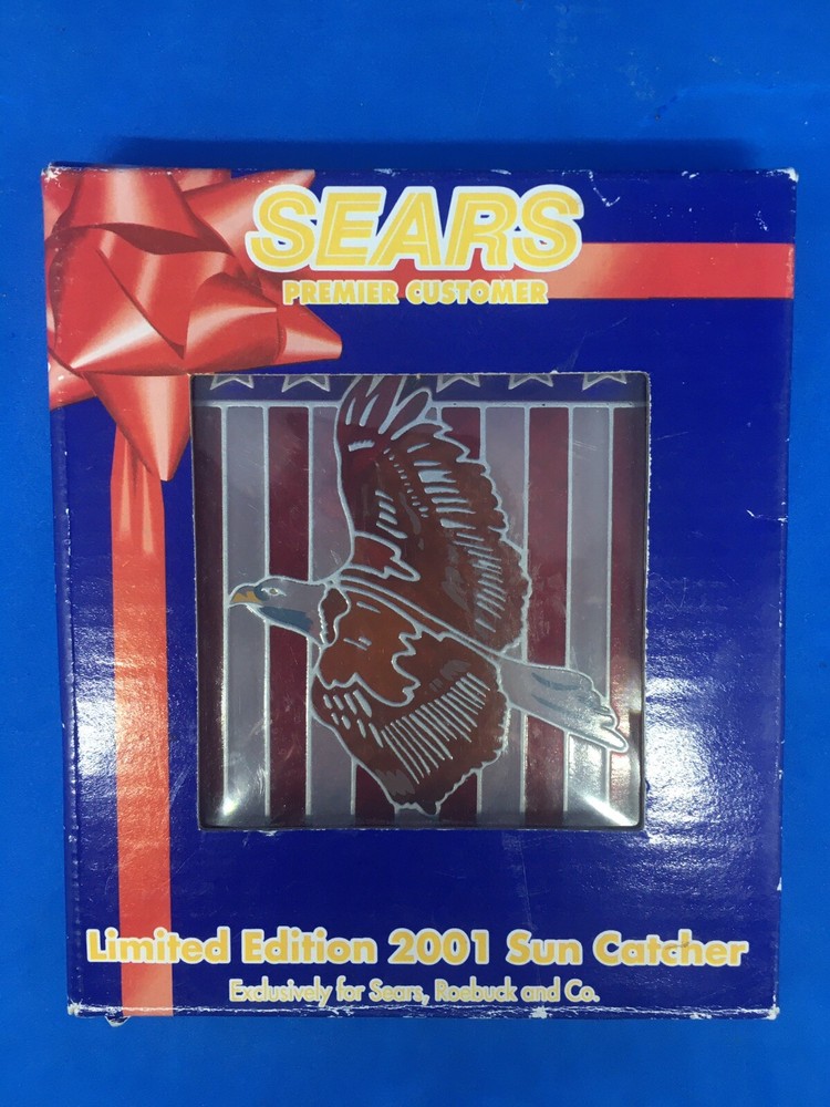 Sears Premier Customer 2001 Land of the Free Suncatcher, limited edition