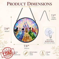 365RUSTIC Pink Princess Sun Catcher