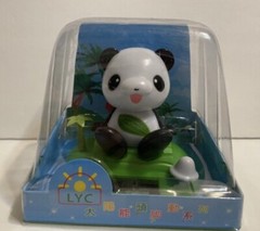 Eco-Friendly Lovely Cute Panda Solar Toy Panda Lover Gift Home Decor