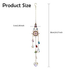 Crystal Suncatcher, Window Crystals Suncatcher, Suncatchers for Windows Hangi…