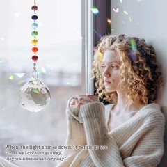 Sympathy Gifts for Loss of Loved One, Crystal Sun Catcher Rainbow Maker, Uniq…