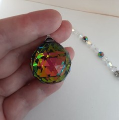 30mm Vitrail Medium Crystal Ball Suncatcher made with Swarovski – Gift Box