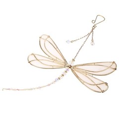Crystal Rainbow Dragonfly Window Hanging Ornament Garden Home Decor