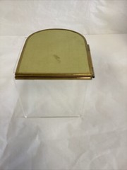Via Vermont Light Catcher Brass Glass Framed February Blessing