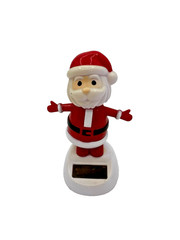 Santa Claus Solar Powered Moving Toy Solarwackelfigur Figure Head Body Animation