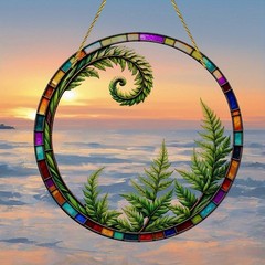 Nature‑Inspired Spiral Fern Design Acrylic Suncatcher Plant Lovers Home Decor