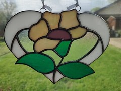Stained glass Flower Blossom Suncatcher